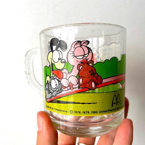 Other - 3/$30 🌟 VTG Garfield and Friends McDonalds Glass Mug